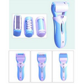 Multi-function 3 in 1 Rechargeable Electric Callus Remover Velvet Smooth+Lady Shaver Epilator+Hair R